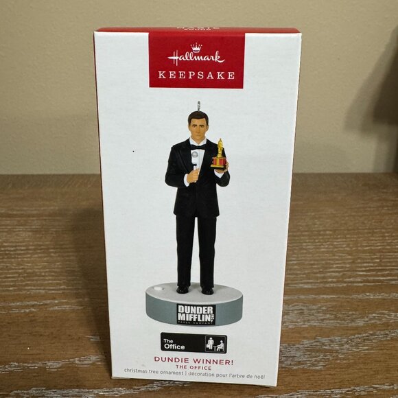 Hallmark Keepsake Christmas Ornament Dundie Winner The Office Michael Scott 2023 - Picture 1 of 4